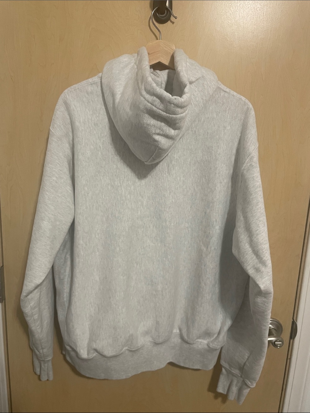 Champion Men’s/Unisex Light Gray Reverse Weave Pullover Hoodie L - Picture 8 of 12